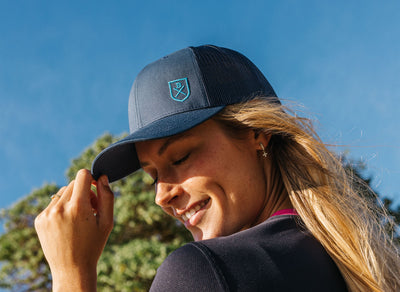 Bluesmiths Embroidered Shield Retro Trucker Cap