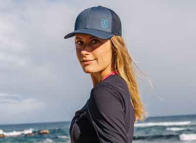 Bluesmiths Embroidered Shield Retro Trucker Cap