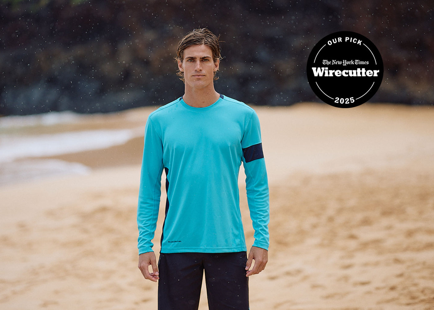 The Kanaha Hydrophobic Shirt for Men - Blue Atoll (Rich Navy)