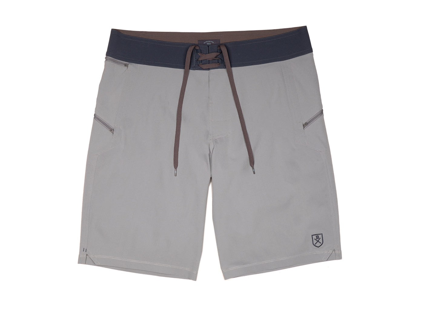 The Spartan Board Shorts - 11" Inseam - Storm Grey (Blue Mirage)