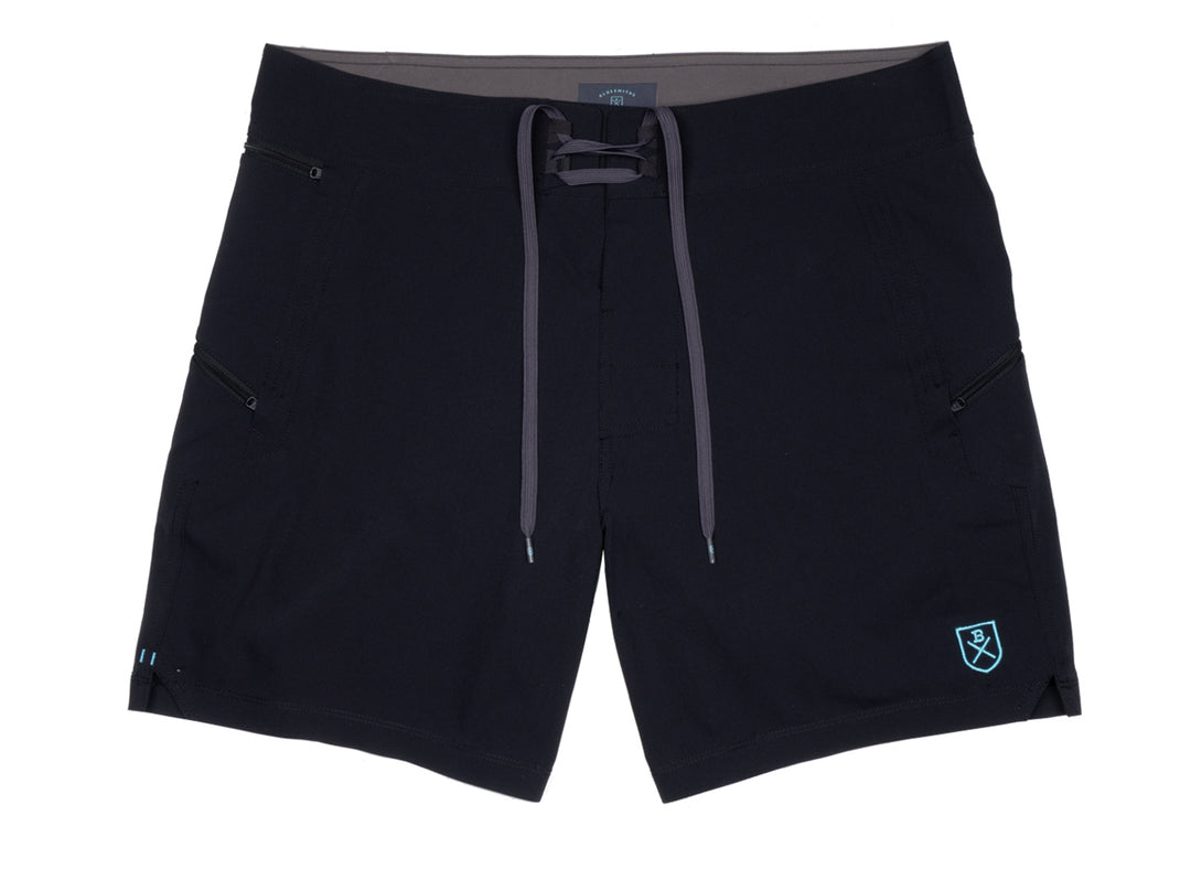 The Spartan Board Shorts - Almost Black - 7
