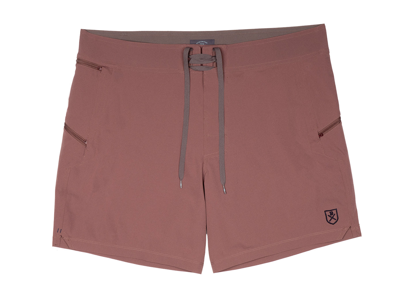 The Spartan Board Shorts -  7" Inseam - Sunset Red