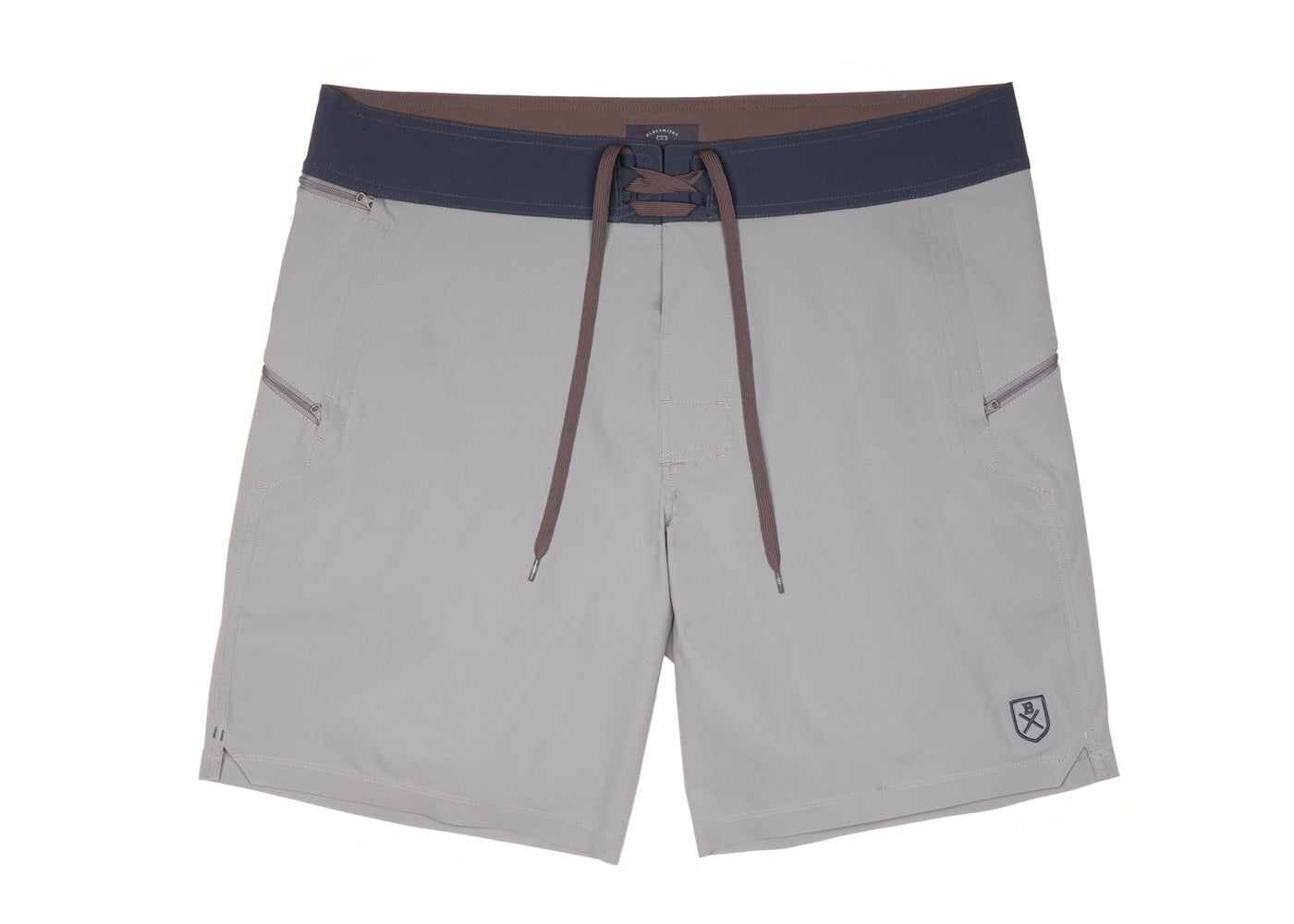 The Spartan Board Shorts - 9" Inseam - Storm Grey (Blue Mirage)
