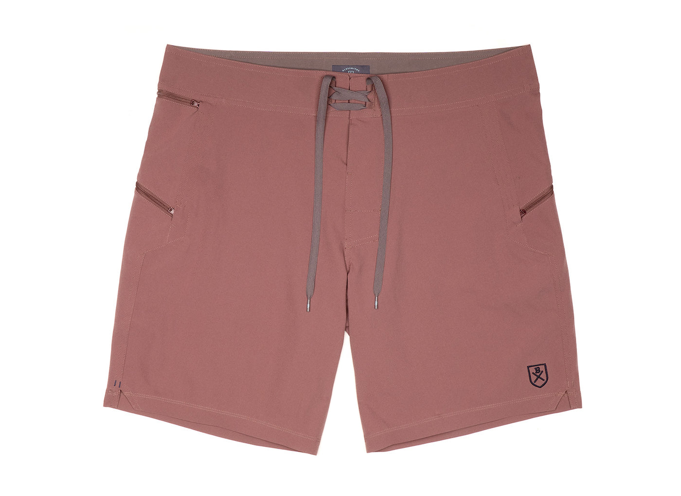 The Spartan Board Shorts -  9" Inseam - Sunset Red