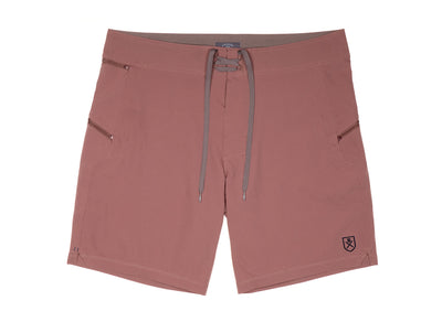 The Spartan Board Shorts -  9" Inseam - Sunset Red