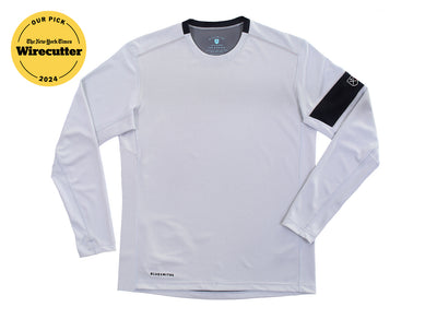 The Kanaha Hydrophobic Shirt for Men - White Rock (Black)