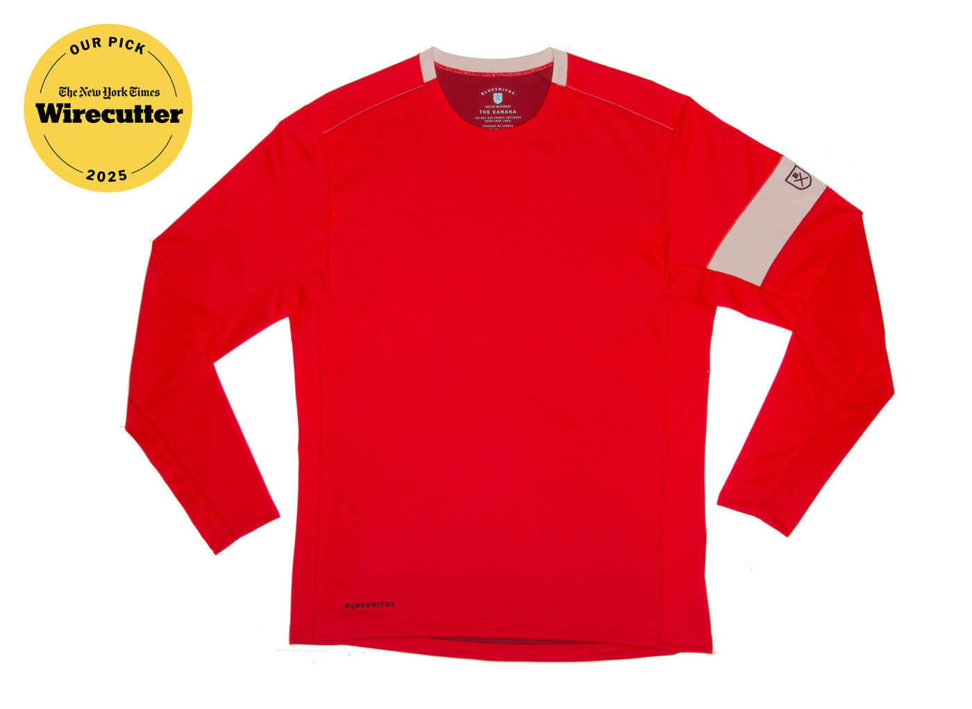 The Kanaha Hydrophobic Shirt for Men - Red (White Rock)