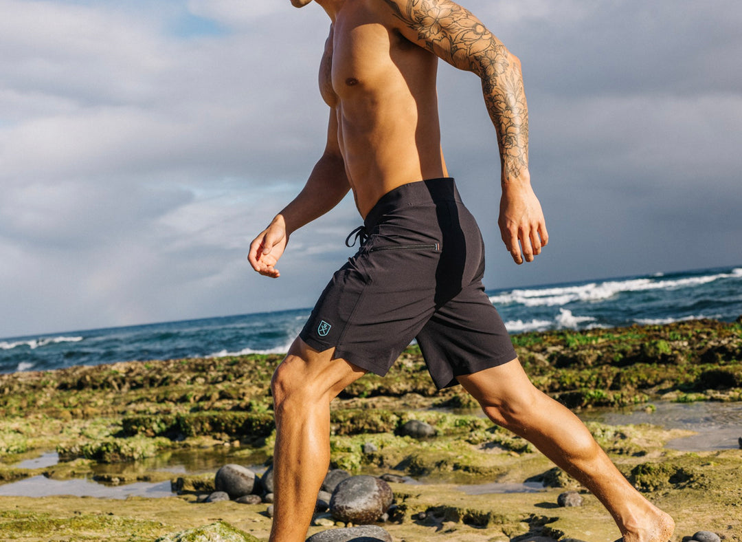 The Spartan Board Shorts - Makena Blue - 9