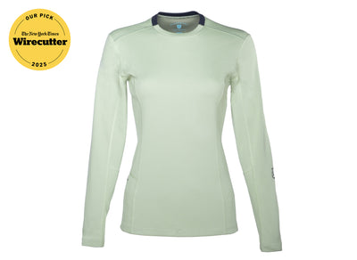 The Kanaha Hydrophobic Shirt for Women - Sea Green (Rich Navy)