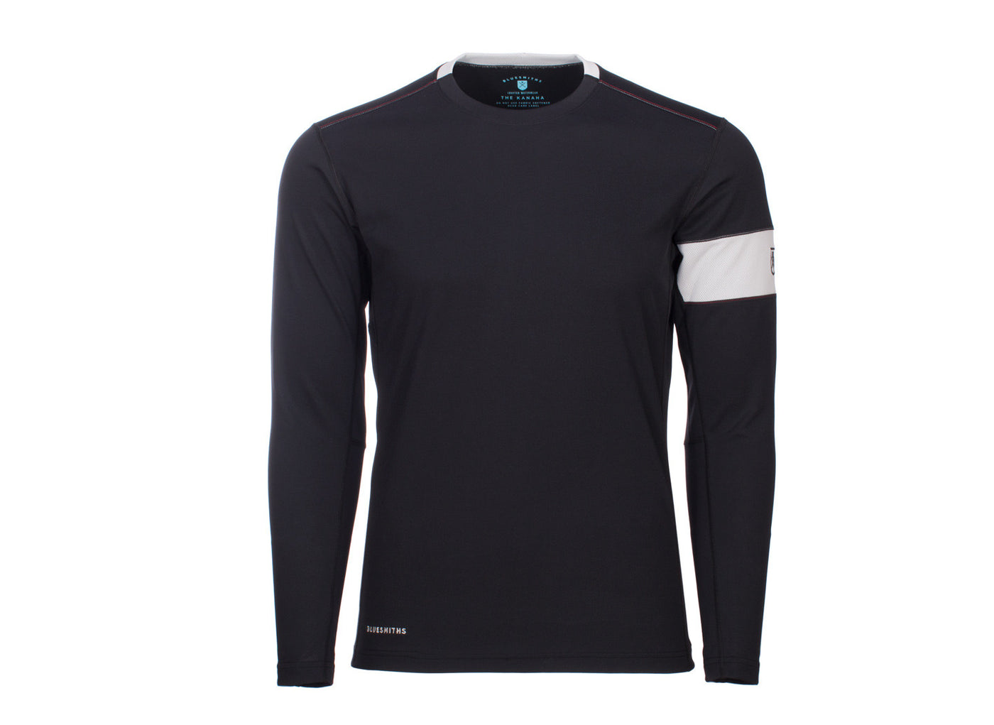  The Kanaha Hydrophobic Shirt for Men in Black (White Rock) - The World's Finest Waterwear | BLUESMITHS