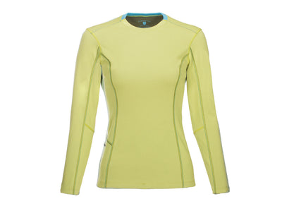 The Kanaha Hydrophobic Shirt for Women in Lime Yellow (Blue Atoll) - The World's Finest Waterwear | BLUESMITHS