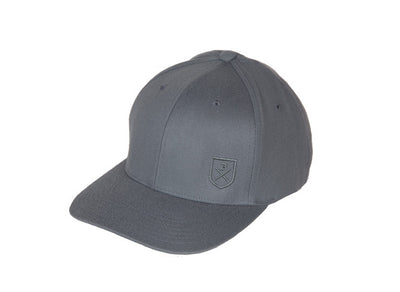  Embroidered Shield Classic Cap in Grey - The World's Finest Waterwear | BLUESMITHS
