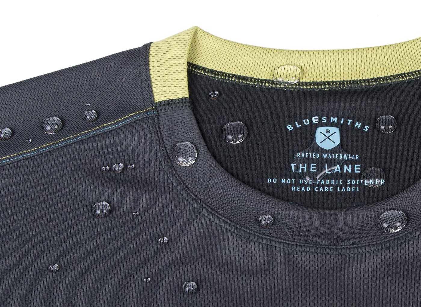 The Lane Bluesmiths Hydrophobic Water Repellent UPF Shirt Rash Guard