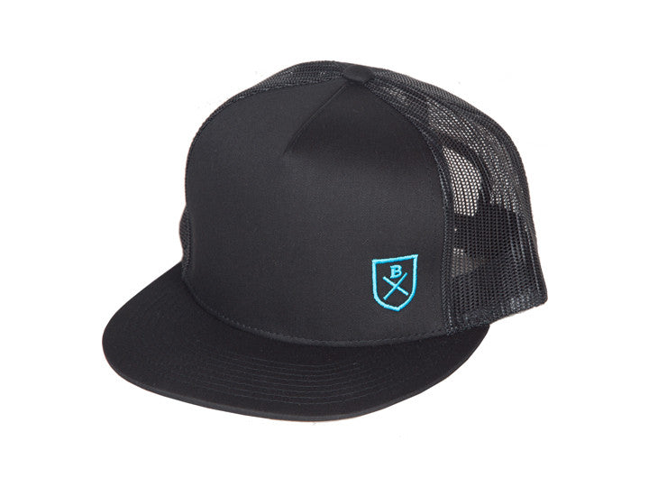  Embroidered Shield Trucker Cap Classic Blue Shield / One Size Fits AllThe World's Finest Waterwear | BLUESMITHS  - 1